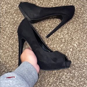 Black heels